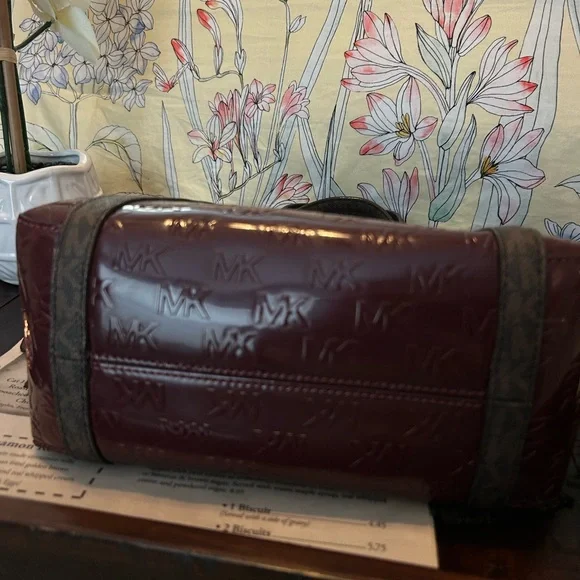 Michael Kors Dark Red Shoulder Bag - Picture 5 of 7